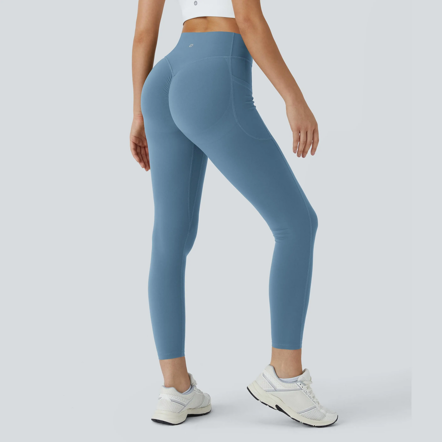 High Waisted Scrunch Butt Lifting Tummy Control Pocket Shaping Training Leggings