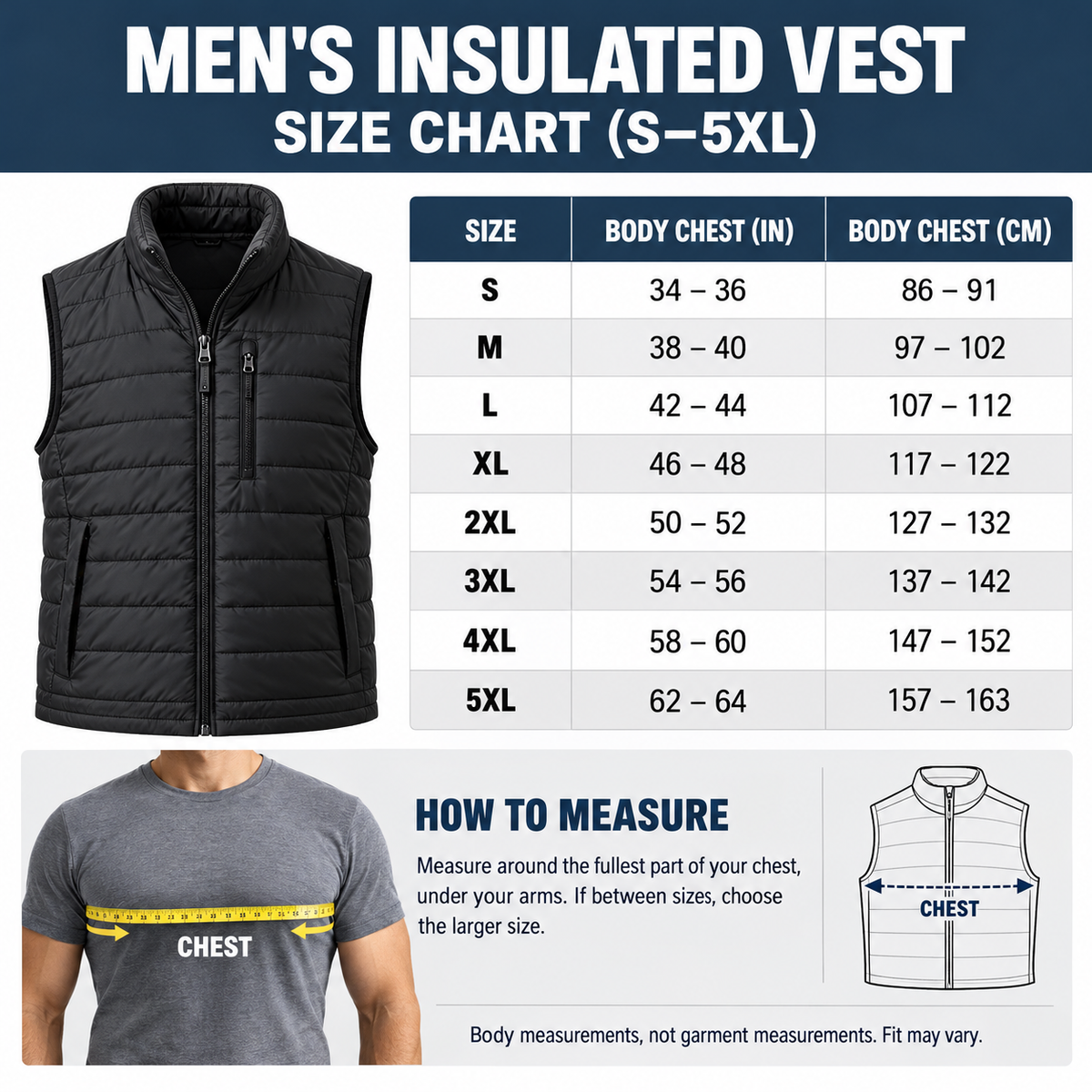 🔥 BESTSELLER | 6PCS $24.99 |Men's Lightweight Insulated Vest