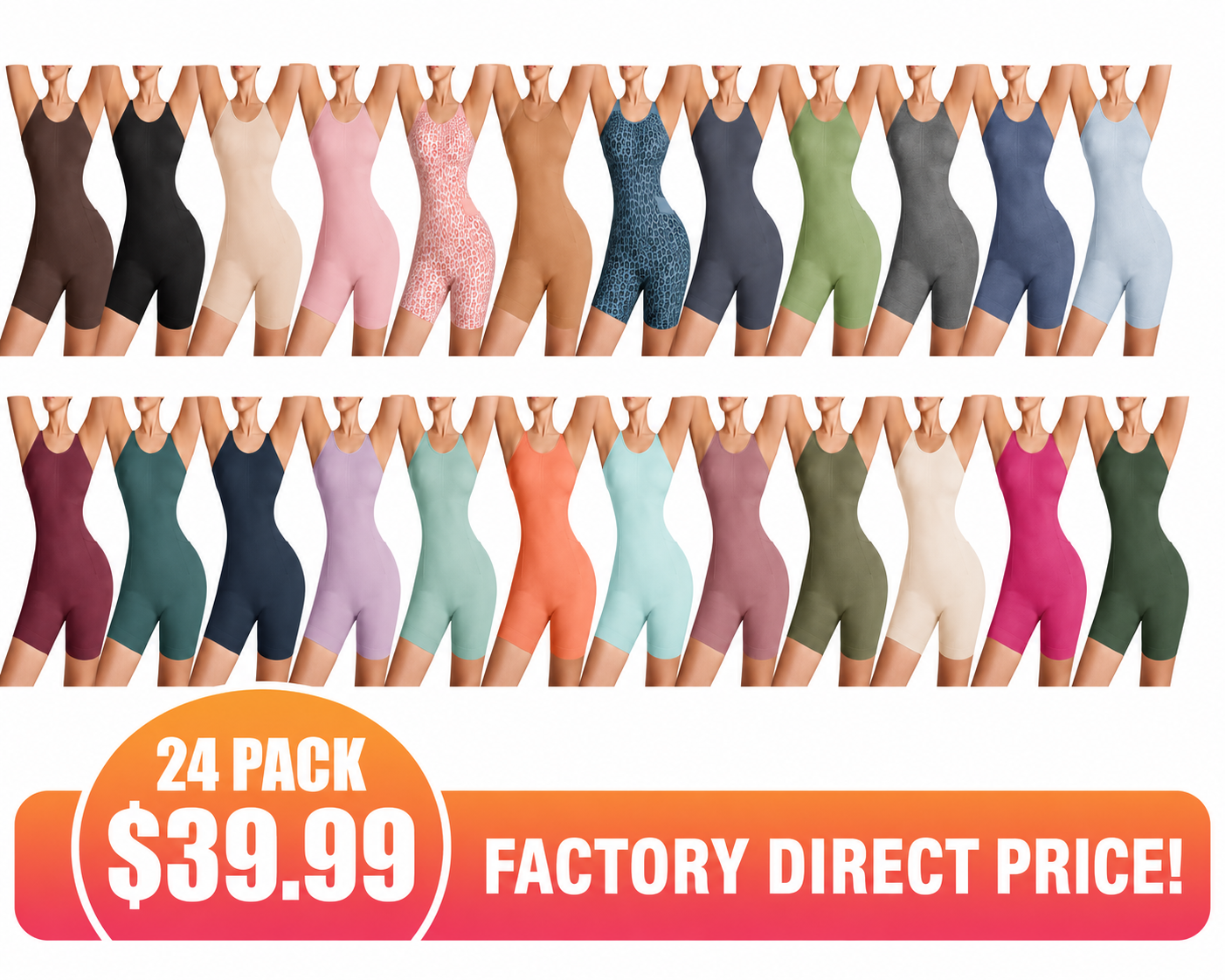 ⏰ TODAY ONLY -Women’s Easyslide Shapewear Bodysuit – Tummy Control & Butt Lift