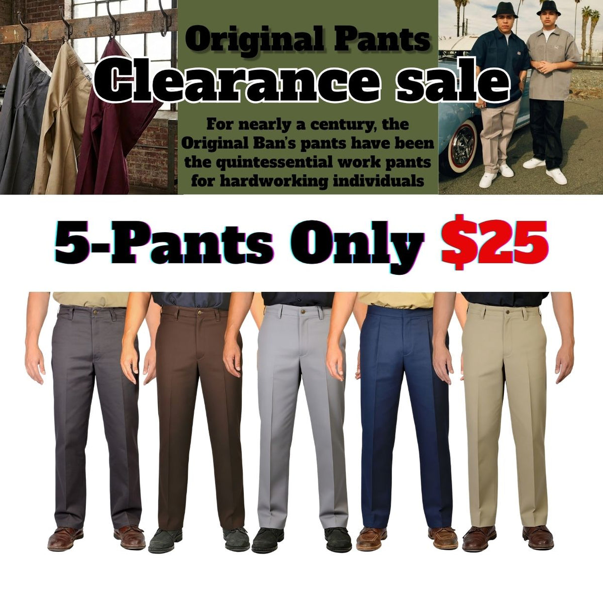 🔥Last Day Promotion! MEN'S Original Pants