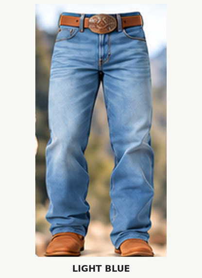 🔥 BESTSELLER | 6PCS $24.63 | Men's  Relaxed Stretch Legacy Boot Cut Jean