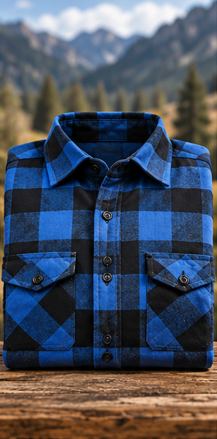 🔥 BESTSELLER | 8PCS $25.95 |Men's Plaid Flannel Biker Shirt