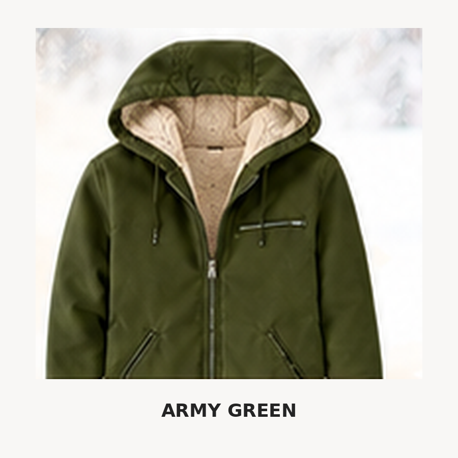 🔥 BESTSELLER | 8PCS $25.95 |Women's Loose Fit Washed Duck Sherpa-Lined Hooded Jacket