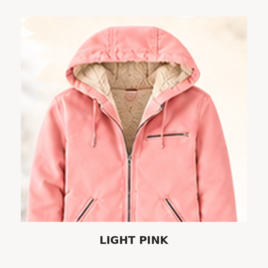 🔥 BESTSELLER | 8PCS $25.95 |Women's Loose Fit Washed Duck Sherpa-Lined Hooded Jacket
