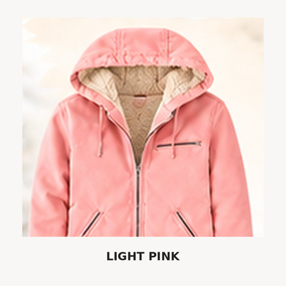 🔥 BESTSELLER | 8PCS $25.95 |Women's Loose Fit Washed Duck Sherpa-Lined Hooded Jacket