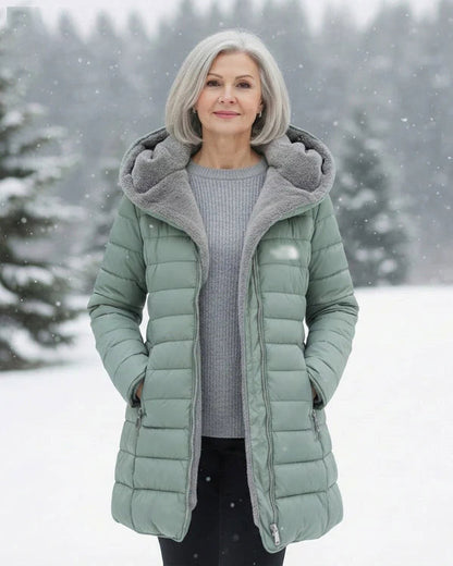 [Clearance] – Quilted coat with fleece lining