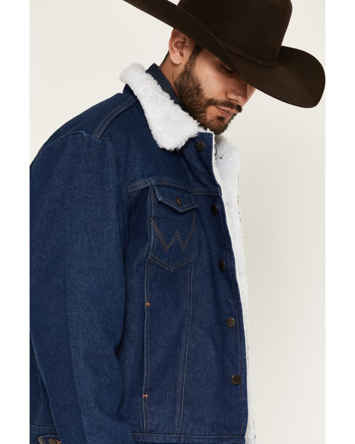 🔥 BESTSELLER | 6PCS $24.99 |Men's Sherpa Lined Denim Jacket