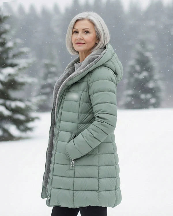 [Clearance] – Quilted coat with fleece lining