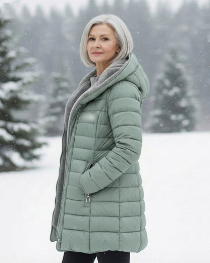 [Clearance] – Quilted coat with fleece lining