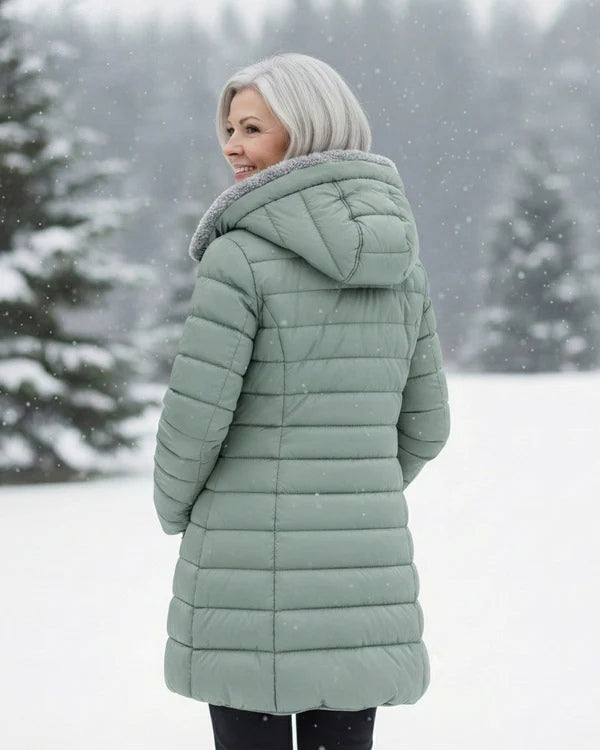 [Clearance] – Quilted coat with fleece lining