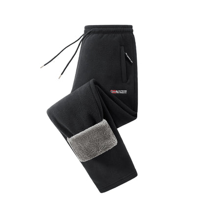 🔥 BESTSELLER | 6PCS $24.95 |Men's Fleece Lined Winter Athletic Pants, Elastic Drawstring Warm Casual Long Pants with Pockets, Comfort Thick Thermal Joggers