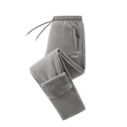 🔥 BESTSELLER | 6PCS $24.95 |Men's Fleece Lined Winter Athletic Pants, Elastic Drawstring Warm Casual Long Pants with Pockets, Comfort Thick Thermal Joggers