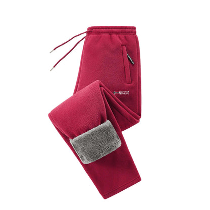 🔥 BESTSELLER | 6PCS $24.95 |Men's Fleece Lined Winter Athletic Pants, Elastic Drawstring Warm Casual Long Pants with Pockets, Comfort Thick Thermal Joggers