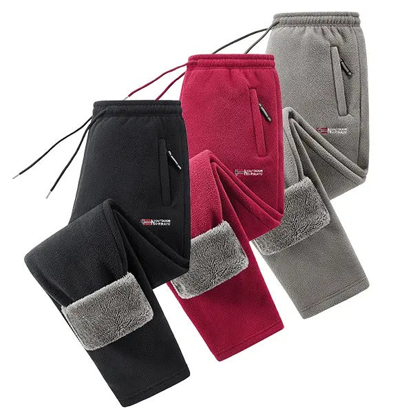 🔥 BESTSELLER | 6PCS $24.95 |Men's Fleece Lined Winter Athletic Pants, Elastic Drawstring Warm Casual Long Pants with Pockets, Comfort Thick Thermal Joggers