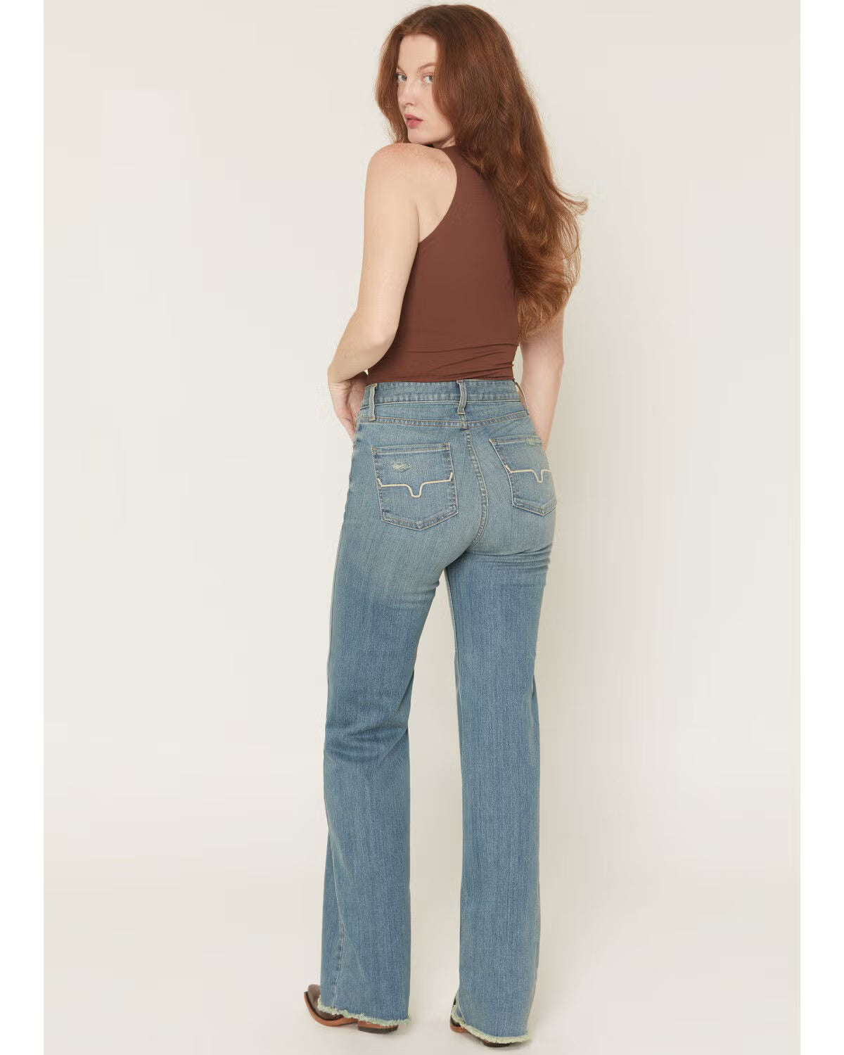 🔥 BESTSELLER | 6PCS $24.63 |Women's Olivia Medium Wash High Rise Wide Leg Jeans