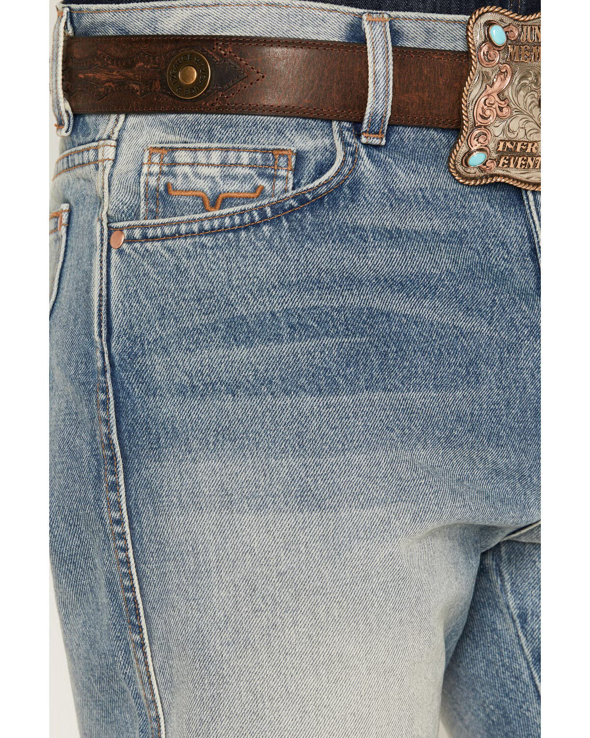 🔥 BESTSELLER | 6PCS $24.99 | Men's Light Wash Mid Rise Bootcut Rigid Denim Jeans