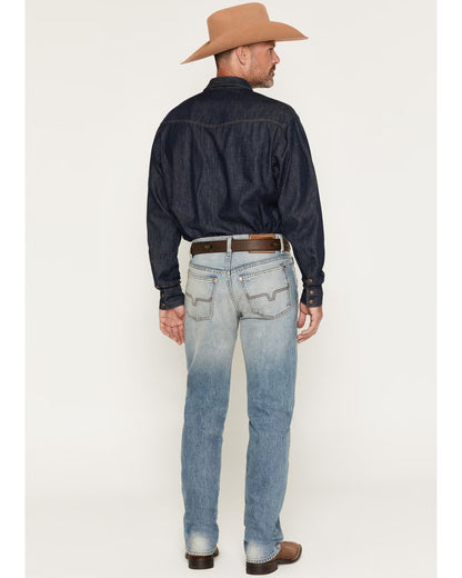🔥 BESTSELLER | 6PCS $24.99 | Men's Light Wash Mid Rise Bootcut Rigid Denim Jeans