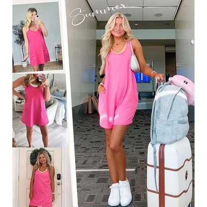 Super Low-Price Discount Bundle Clearance Sale - Women's Summer Sleeveless Mini Dress(20 Pack)