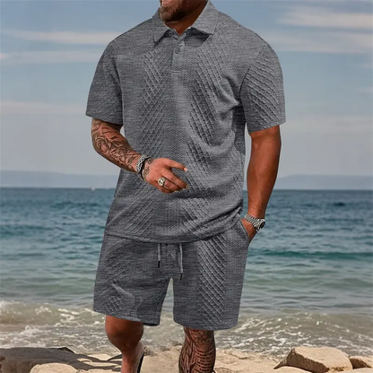 Hot Gift Sale Men’s Polo & Shorts Set