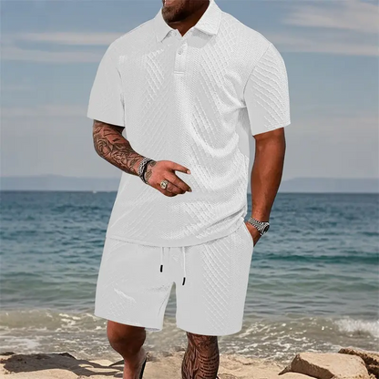 Hot Gift Sale Men’s Polo & Shorts Set