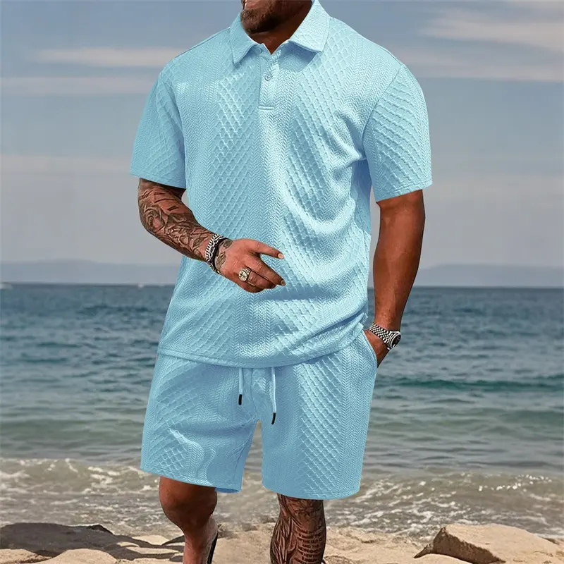 Hot Gift Sale Men’s Polo & Shorts Set
