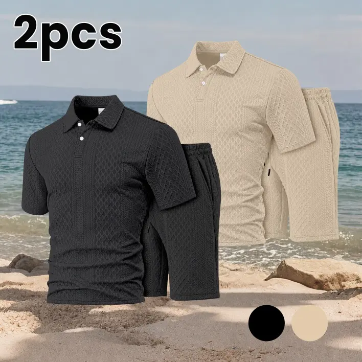 Hot Gift Sale Men’s Polo & Shorts Set