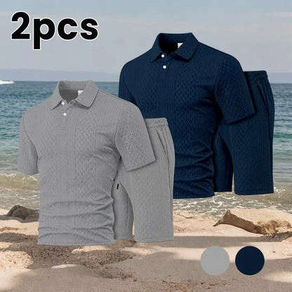Hot Gift Sale Men’s Polo & Shorts Set