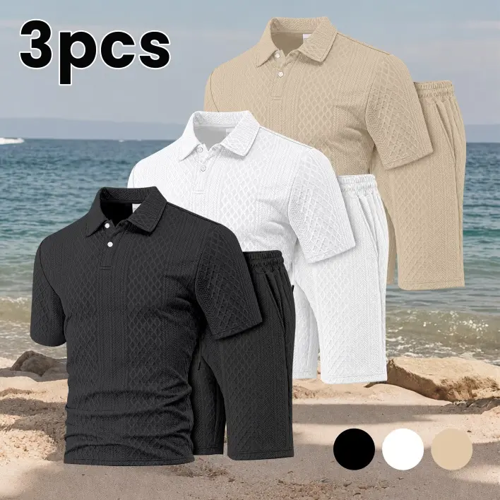 Hot Gift Sale Men’s Polo & Shorts Set
