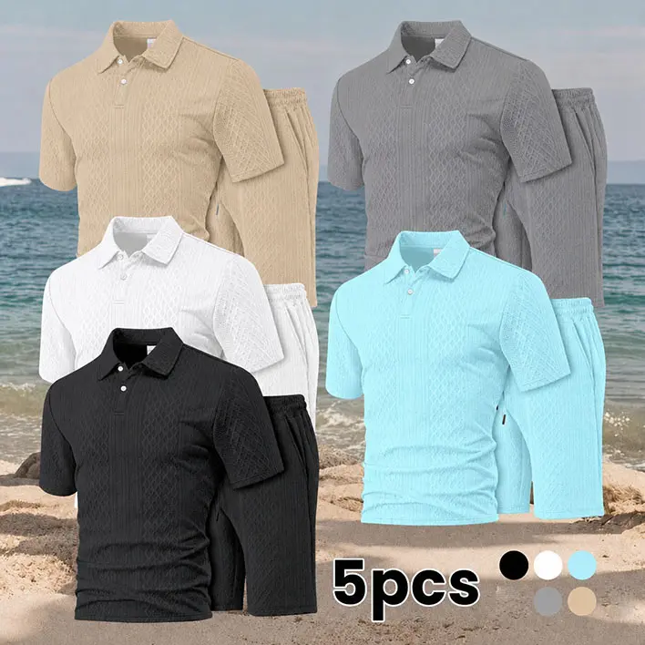 Hot Gift Sale Men’s Polo & Shorts Set