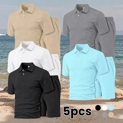 Hot Gift Sale Men’s Polo & Shorts Set