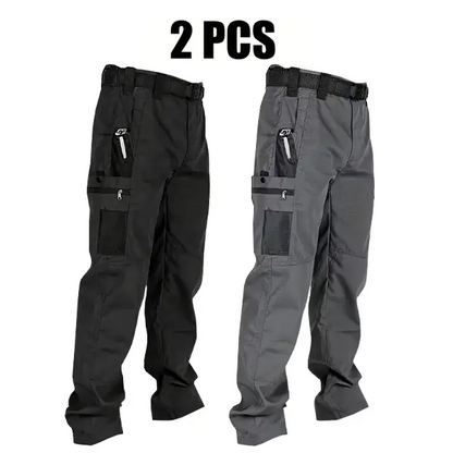 Men's Solid Color Tactical Work Pants