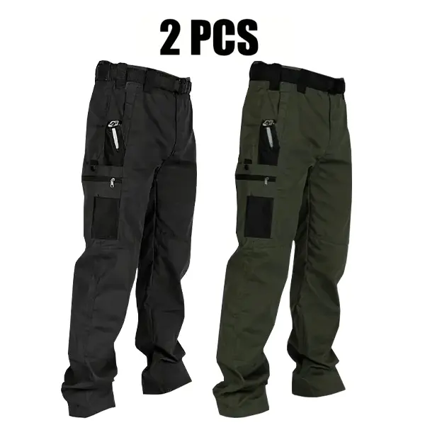 Men's Solid Color Tactical Work Pants