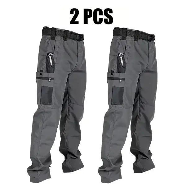 Men's Solid Color Tactical Work Pants
