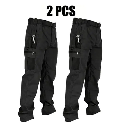 Men's Solid Color Tactical Work Pants