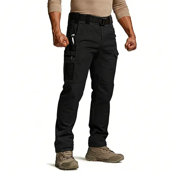 Men's Solid Color Tactical Work Pants