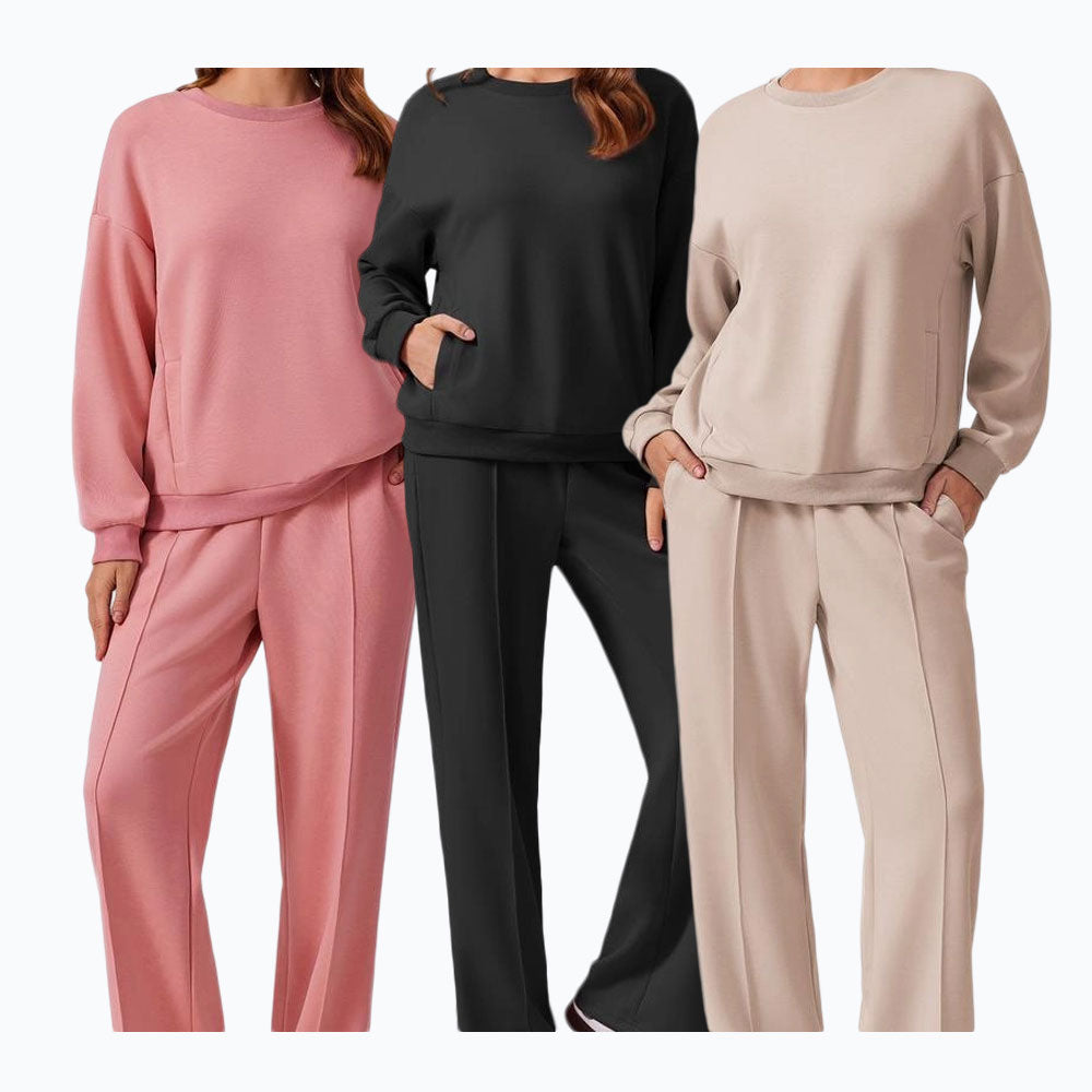 [🎉Huge Christmas Sale! 90% OFF Storewide—Don’t Miss Out!]Women’s Space Cotton Tracksuit Set