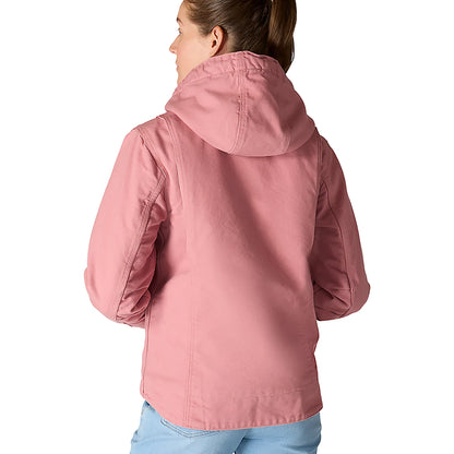 🔥 BESTSELLER | 8PCS $25.95 |Women's Loose Fit Washed Duck Sherpa-Lined Hooded Jacket