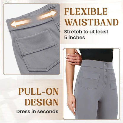 FINAL SALE⚡- Women's Casual High Waist Stretch Pants