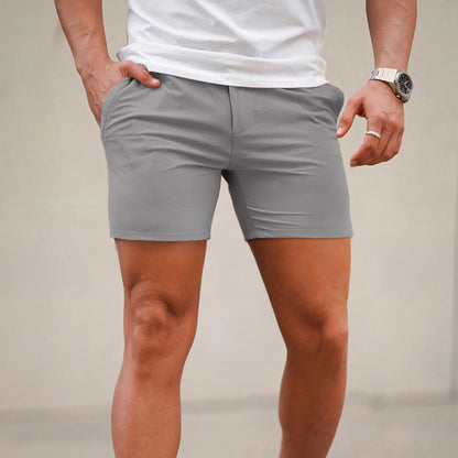 🔥 BESTSELLER | 10PCS $25.37 |Men's 5 Inch Casual Stretch Slim Fit Chino Shorts