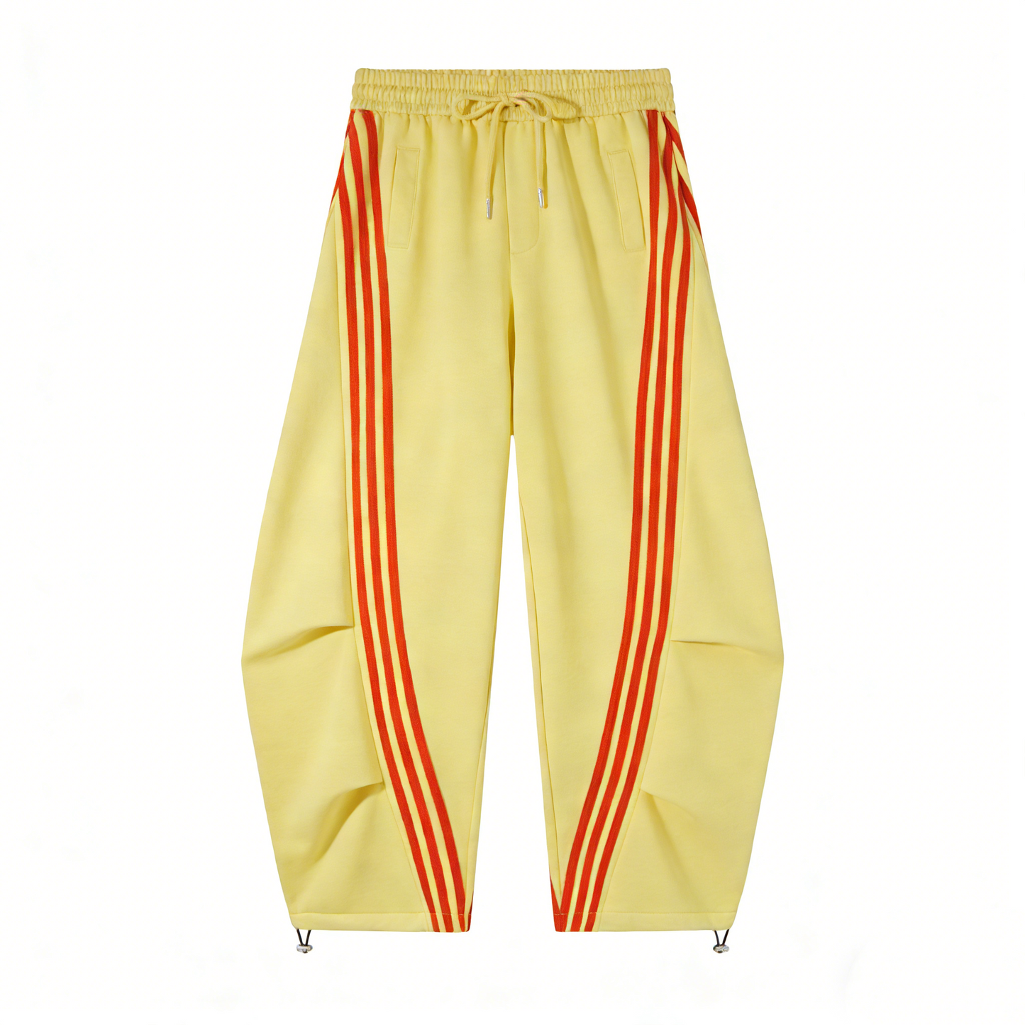 Flooo Loose Wide Leg Striped Track Pants