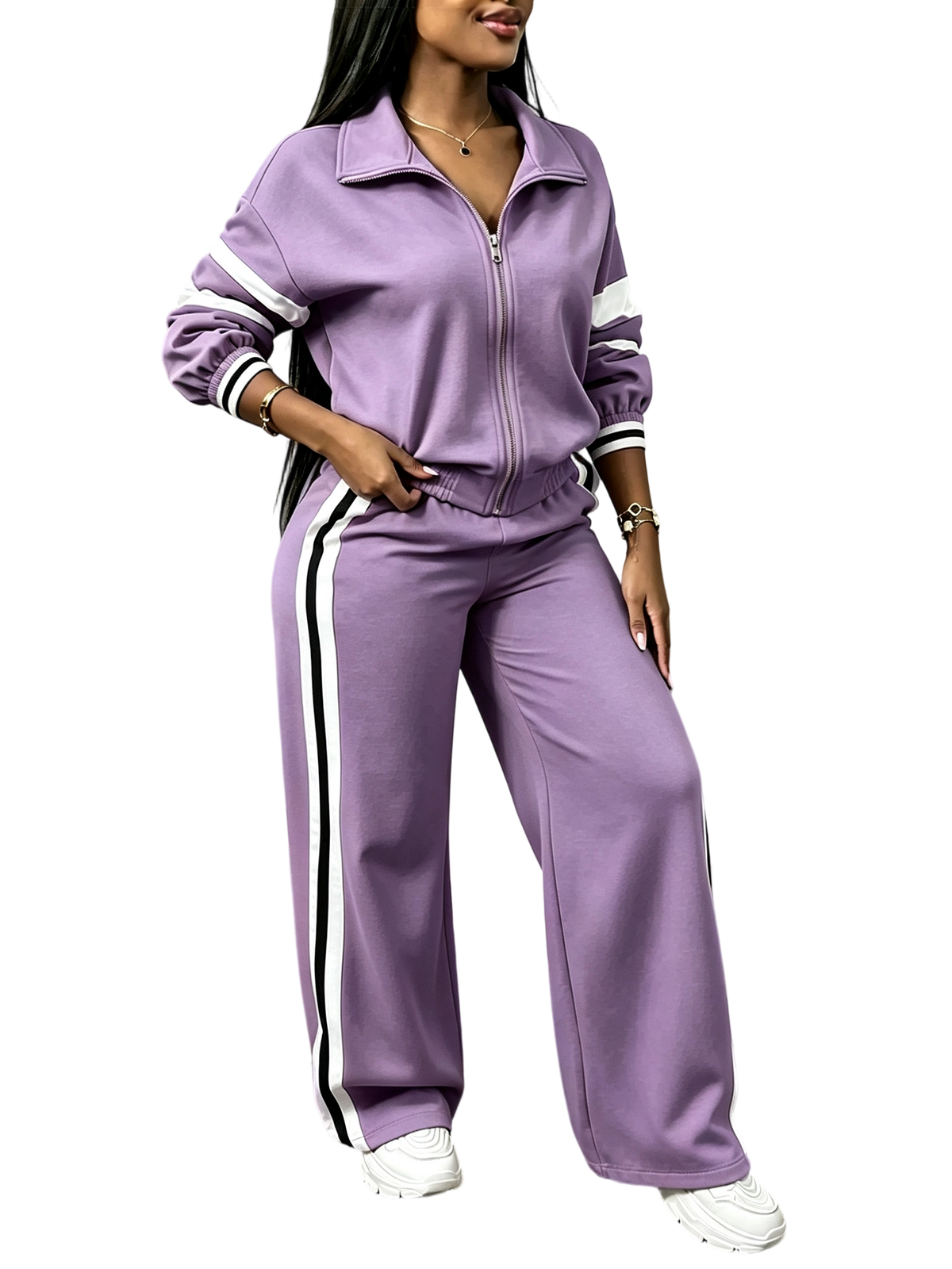 ⚡ FINAL SALE 🔥 - Women's Sporty Two-Piece Set – Casual & Comfy