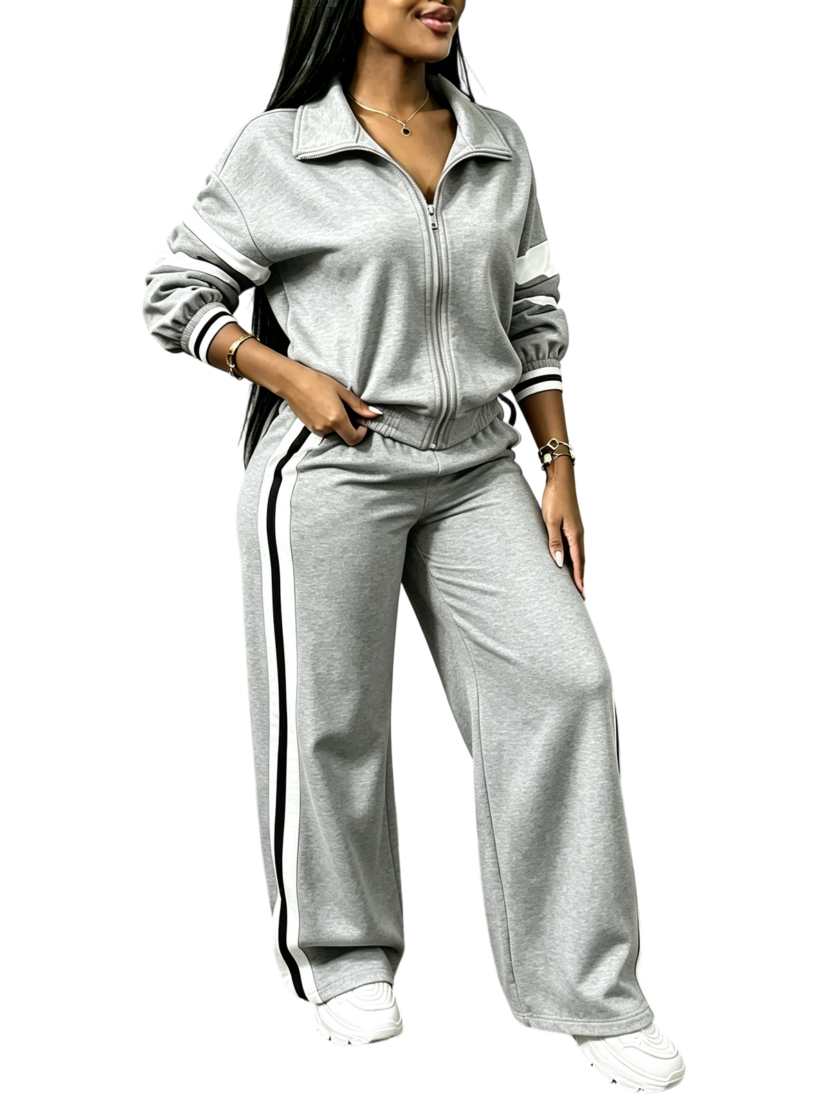 ⚡ FINAL SALE 🔥 - Women's Sporty Two-Piece Set – Casual & Comfy