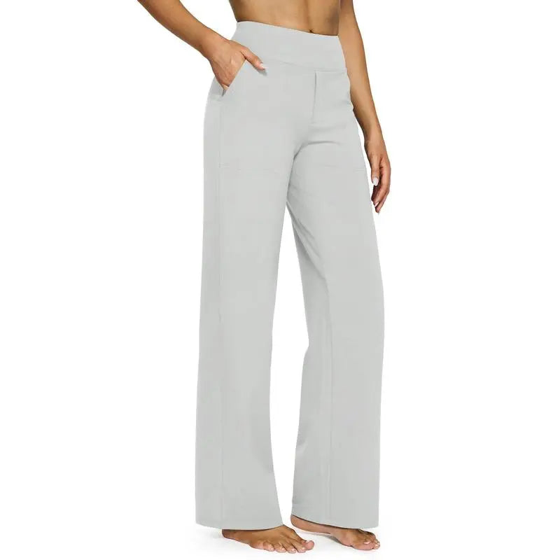 ✨ Women’s High-Waisted Wide-Leg Pants with Pockets | Flattering Fit & All-Day Comfort