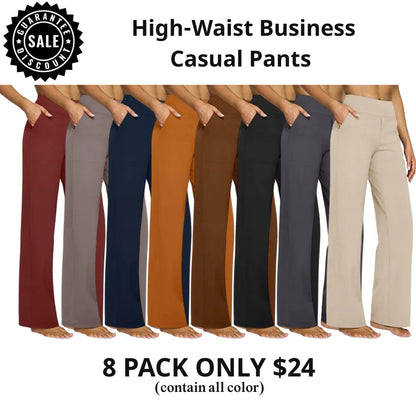 ✨ Women’s High-Waisted Wide-Leg Pants with Pockets | Flattering Fit & All-Day Comfort