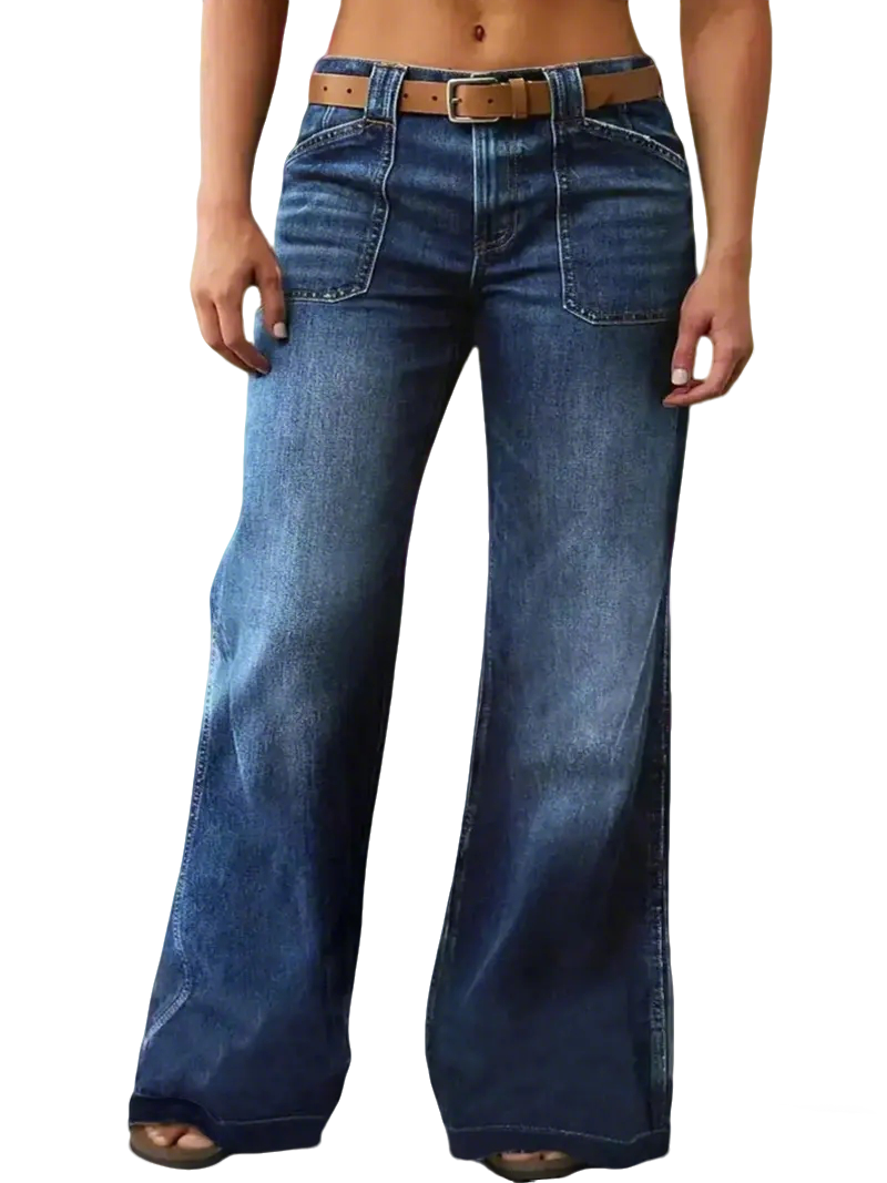 ⚡- Women's Loose Straight Leg Denim Jeans