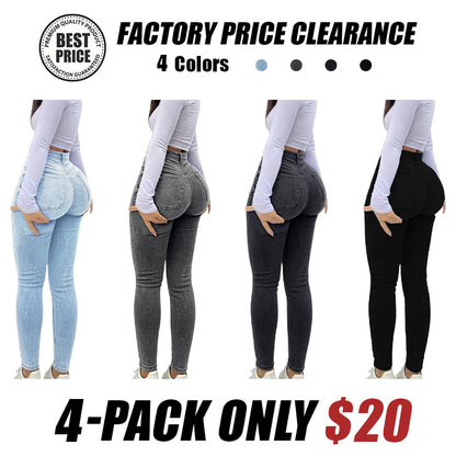 Women's Slim-Fit High Waist Long Pants