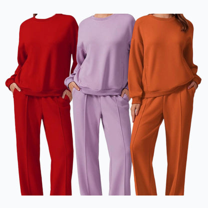 [🎉Huge Christmas Sale! 90% OFF Storewide—Don’t Miss Out!]Women’s Space Cotton Tracksuit Set