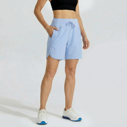 ⏰Hot Sale Women's Active Athletic Long Running High Wasistband Shorts