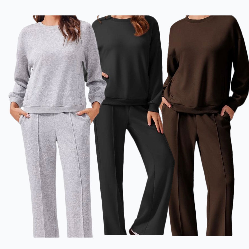 [🎉Huge Christmas Sale! 90% OFF Storewide—Don’t Miss Out!]Women’s Space Cotton Tracksuit Set