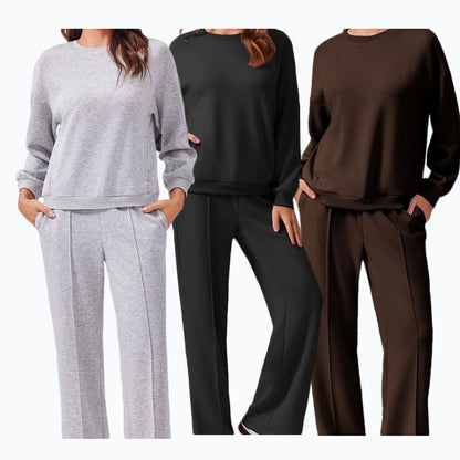 [🎉Huge Christmas Sale! 90% OFF Storewide—Don’t Miss Out!]Women’s Space Cotton Tracksuit Set